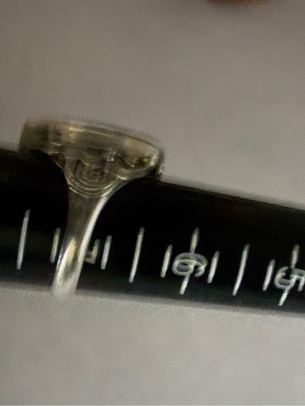 Vintage Navajo Hematite Sterling Silver Ring‎ Size 7 Southwestern - Picture 7 of 7